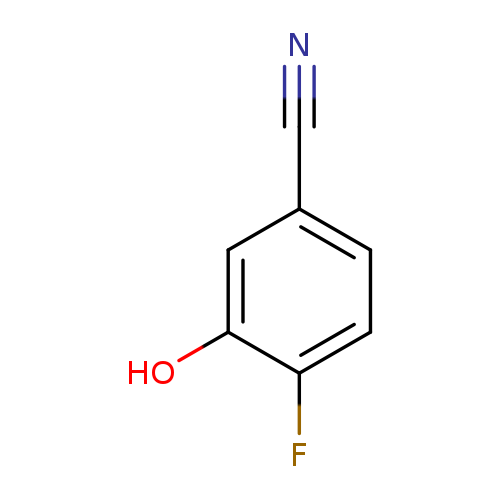 N#Cc1ccc(c(c1)O)F