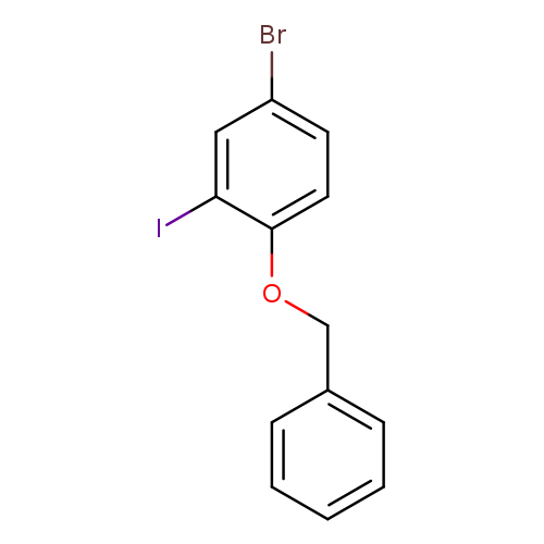 Brc1ccc(c(c1)I)OCc1ccccc1