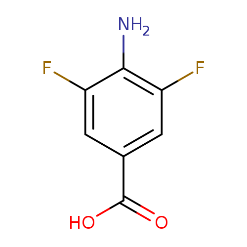 OC(=O)c1cc(F)c(c(c1)F)N