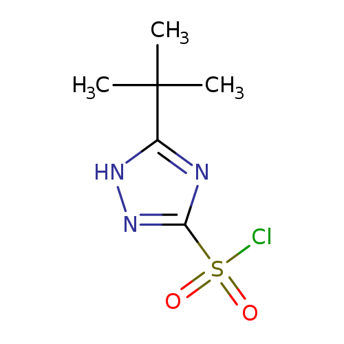 CC(c1[nH]nc(n1)S(=O)(=O)Cl)(C)C
