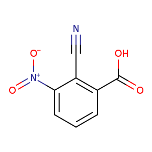 N#Cc1c(cccc1[N+](=O)[O-])C(=O)O