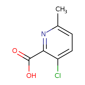 Cc1ccc(c(n1)C(=O)O)Cl