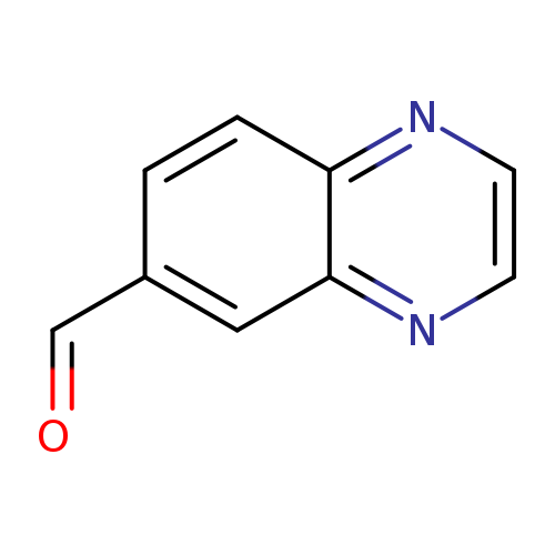 O=Cc1ccc2c(c1)nccn2