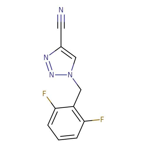 N#Cc1nnn(c1)Cc1c(F)cccc1F