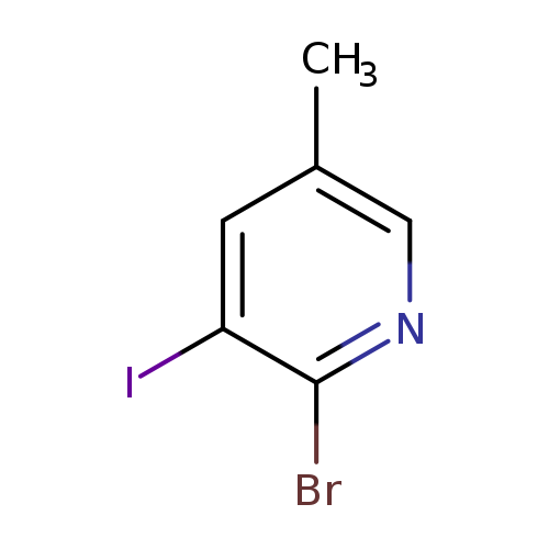 Cc1cnc(c(c1)I)Br