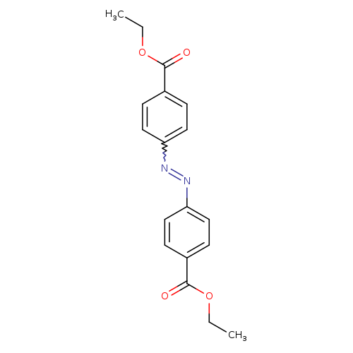 CCOC(=O)c1ccc(cc1)N=Nc1ccc(cc1)C(=O)OCC