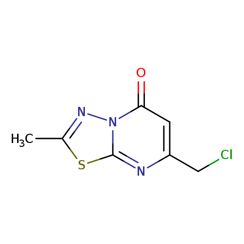 ClCc1cc(=O)n2c(n1)sc(n2)C