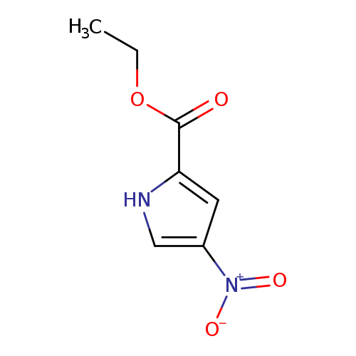 [O-][N+](=O)c1cc([nH]c1)C(=O)OCC