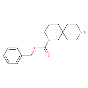 O=C(N1CCCC2(C1)CCNCC2)OCc1ccccc1