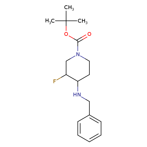 FC1CN(CCC1NCc1ccccc1)C(=O)OC(C)(C)C