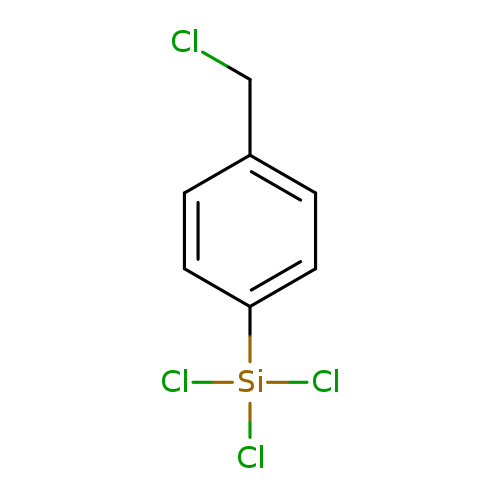 ClCc1ccc(cc1)[Si](Cl)(Cl)Cl