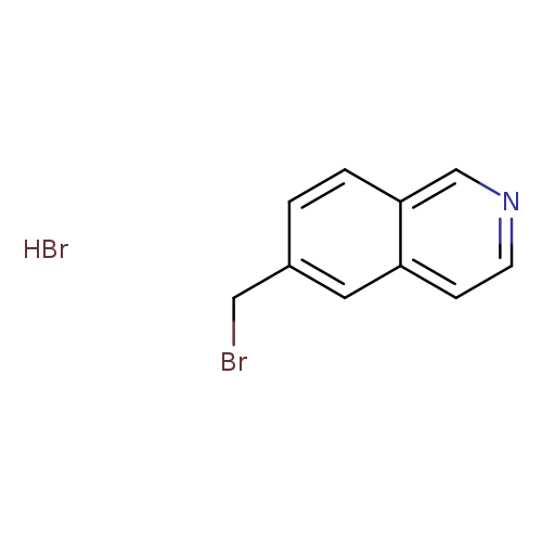 BrCc1ccc2c(c1)ccnc2.Br