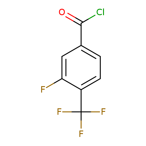 ClC(=O)c1ccc(c(c1)F)C(F)(F)F