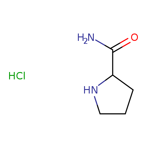 NC(=O)C1CCCN1.Cl