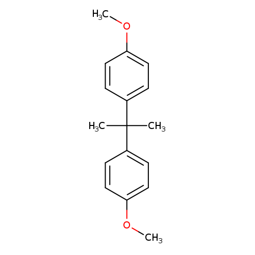 COc1ccc(cc1)C(c1ccc(cc1)OC)(C)C