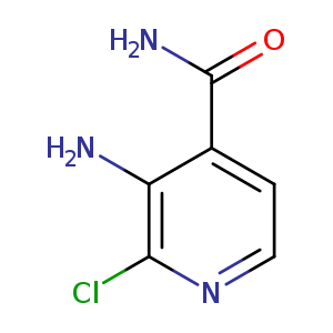 NC(=O)c1ccnc(c1N)Cl