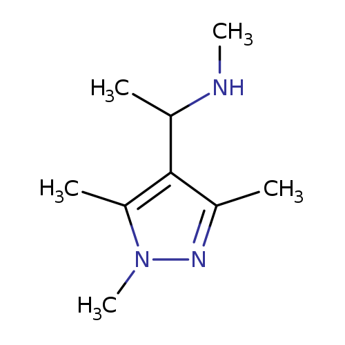 CNC(c1c(C)nn(c1C)C)C