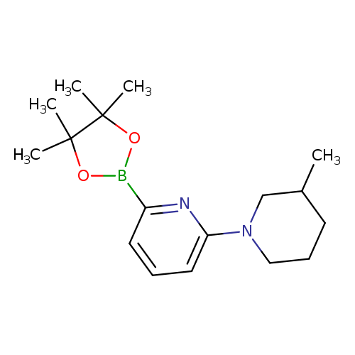 CC1CCCN(C1)c1cccc(n1)B1OC(C(O1)(C)C)(C)C