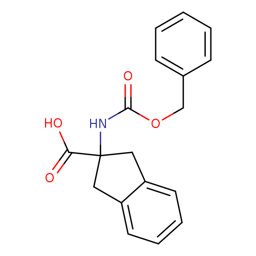 O=C(NC1(Cc2c(C1)cccc2)C(=O)O)OCc1ccccc1