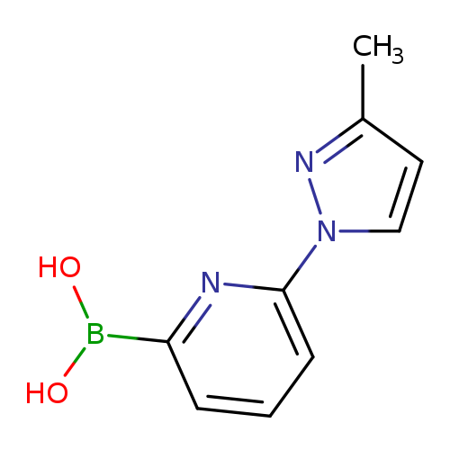 Cc1ccn(n1)c1cccc(n1)B(O)O
