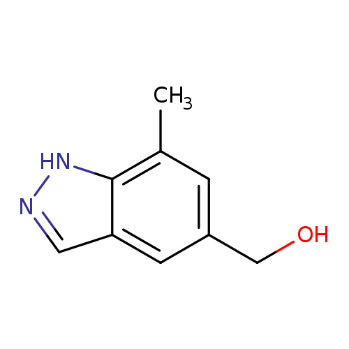 OCc1cc(C)c2c(c1)cn[nH]2