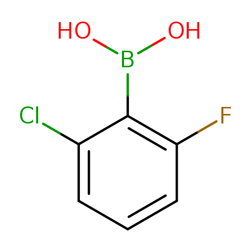 OB(c1c(F)cccc1Cl)O