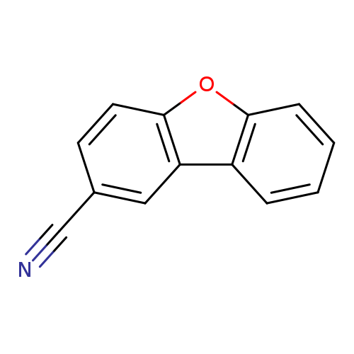 N#Cc1ccc2c(c1)c1ccccc1o2