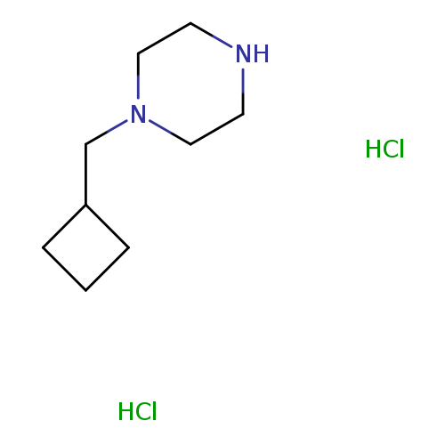 N1CCN(CC1)CC1CCC1.Cl.Cl