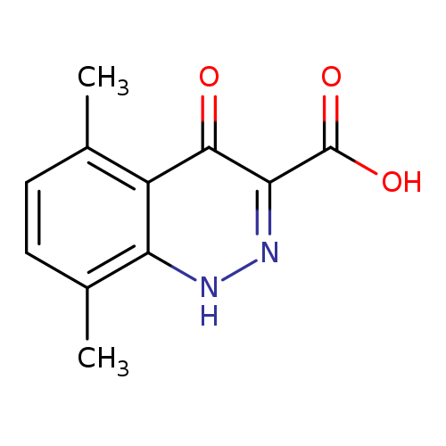 OC(=O)c1n[nH]c2c(c1=O)c(C)ccc2C