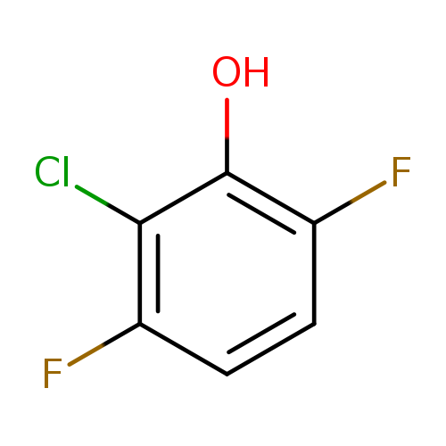 Fc1ccc(c(c1Cl)O)F