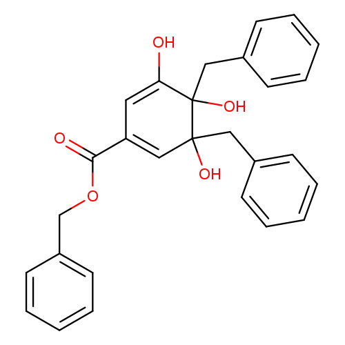 O=C(C1=CC(C(C(=C1)O)(O)Cc1ccccc1)(O)Cc1ccccc1)OCc1ccccc1