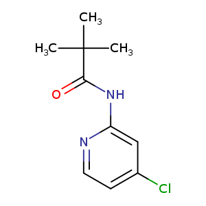 O=C(C(C)(C)C)Nc1nccc(c1)Cl