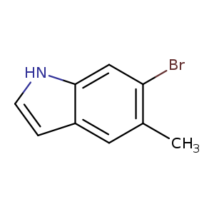 Brc1cc2[nH]ccc2cc1C