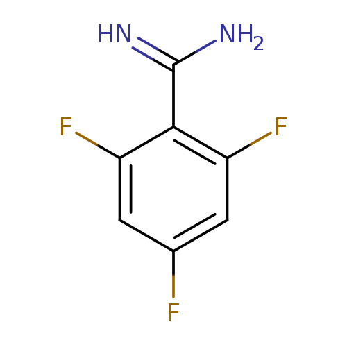 NC(=N)c1c(F)cc(cc1F)F