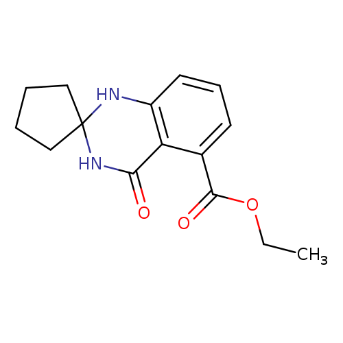 CCOC(=O)c1cccc2c1C(=O)NC1(N2)CCCC1