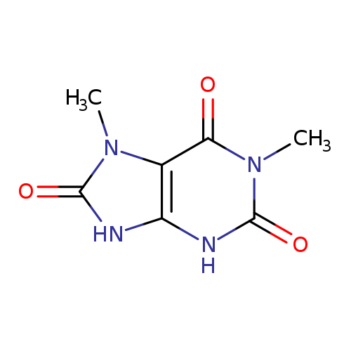 Cn1c(=O)[nH]c2c1c(=O)n(c(=O)[nH]2)C