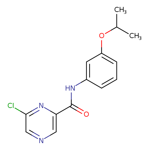 CC(Oc1cccc(c1)NC(=O)c1cncc(n1)Cl)C