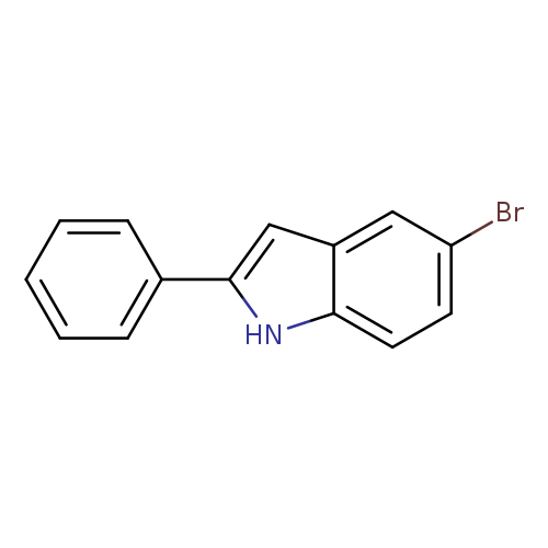 Brc1ccc2c(c1)cc([nH]2)c1ccccc1