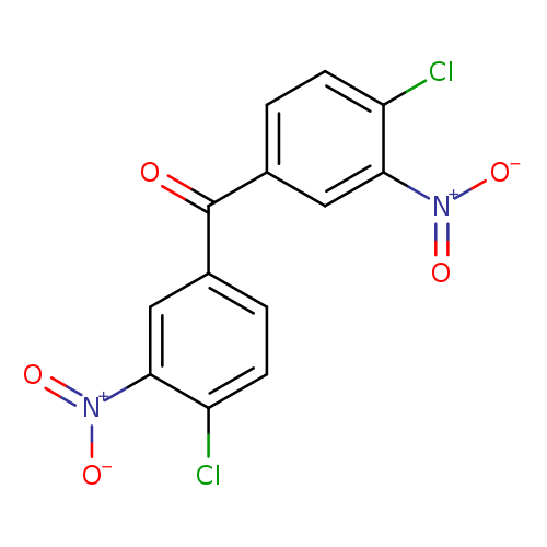 O=C(c1ccc(c(c1)[N+](=O)[O-])Cl)c1ccc(c(c1)[N+](=O)[O-])Cl