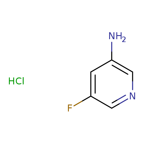 Nc1cncc(c1)F.Cl