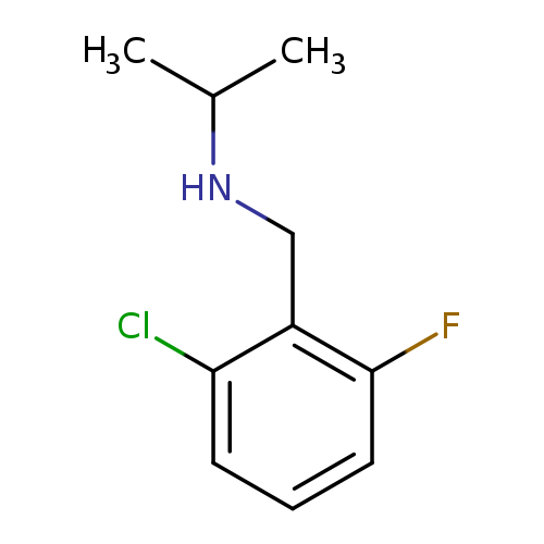 CC(NCc1c(F)cccc1Cl)C