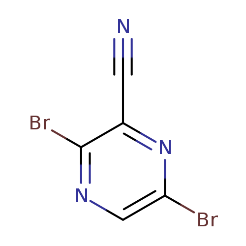 N#Cc1nc(Br)cnc1Br