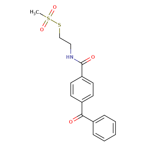 O=C(c1ccc(cc1)C(=O)c1ccccc1)NCCSS(=O)(=O)C