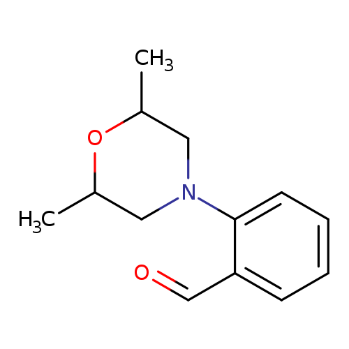 O=Cc1ccccc1N1CC(C)OC(C1)C