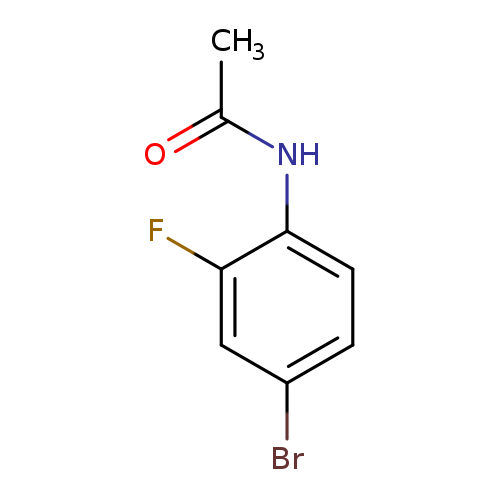 CC(=O)Nc1ccc(cc1F)Br