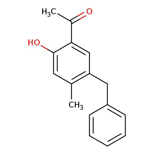 Cc1cc(O)c(cc1Cc1ccccc1)C(=O)C