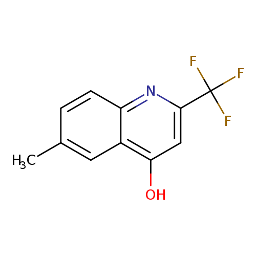 Cc1ccc2c(c1)c(O)cc(n2)C(F)(F)F