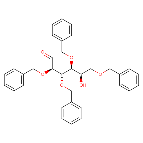 O=C[C@@H]([C@H]([C@H]([C@@H](COCc1ccccc1)O)OCc1ccccc1)OCc1ccccc1)OCc1ccccc1