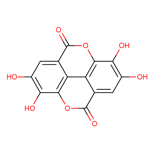 Oc1cc2c(=O)oc3c4c2c(c1O)oc(=O)c4cc(c3O)O
