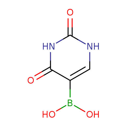 OB(c1c[nH]c(=O)[nH]c1=O)O
